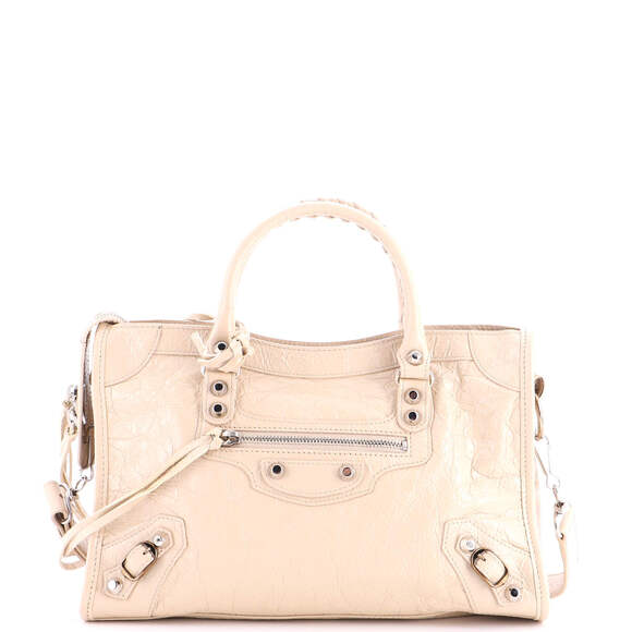 Balenciaga Handbags - Balenciaga Small City Classic Studs Bag Leather